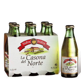 6 bottle pack of La Casona del Norte Cider